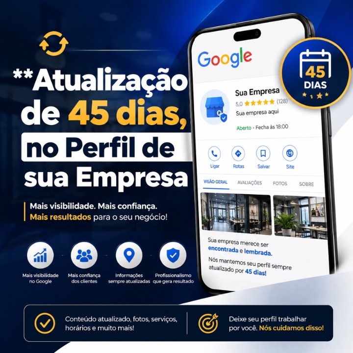 Atualização de 45 Dias no Perfil da Empresa